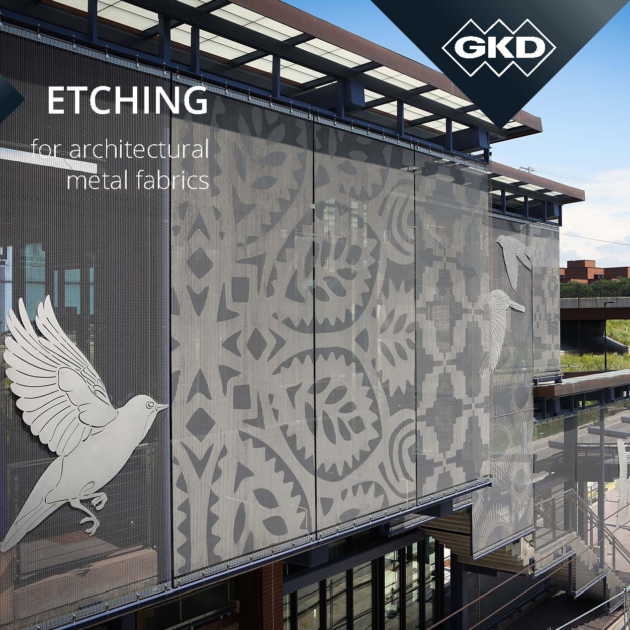 Etching & Printing metal fabric