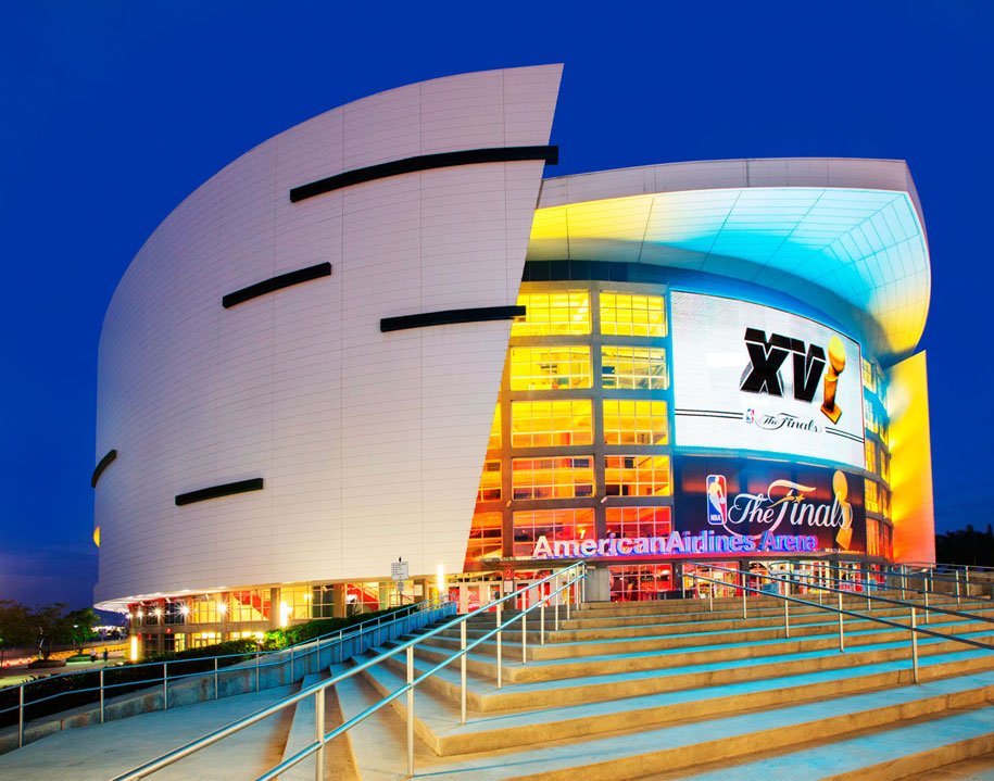 Miami heat stadium  Indoor arena, Nba arenas, American airlines arena